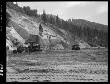 Big Creek - Mammoth Pool - East Abutment