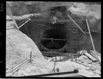 Big Creek - Mammoth Pool - Bypass inlet portal reinforcing steel
