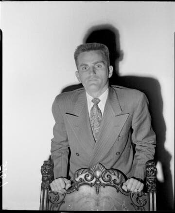 Man with an intense look