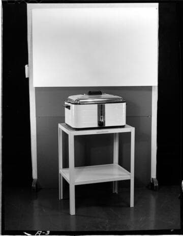 General Electric  roaster and stand