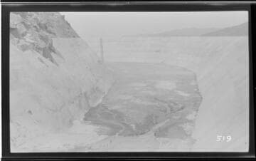 The regulating reservoir at Kaweah #3 Hydro Plant