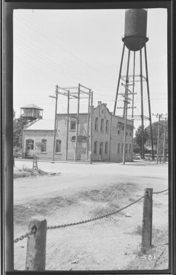 The exterior of Porterville Substation
