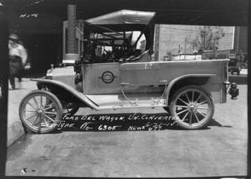 PL&P Ford delivery wagon
