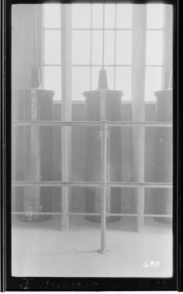 The lightning arresters at Delano Substation