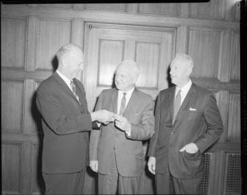 Presentation of a service award