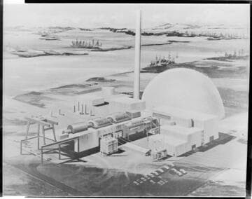 Artist's rendering of a Nuclear Generating Station