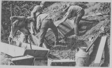 San Gorgonio Hydroelectric.Men working