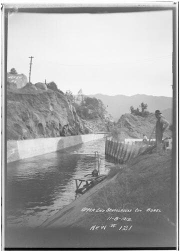 Borel : Canal at Upper end of School House Cut