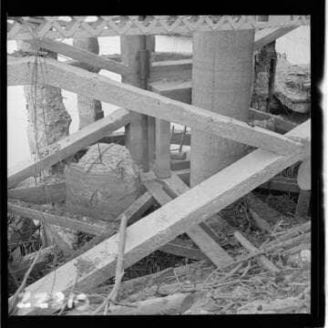 Big Creek, Huntington Lake Dams - Dam 1 Upstream face