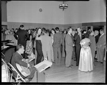 Dedication of new Big Creek Recreation Hall: Group