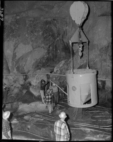 Big Creek #4: Dam 7 construction