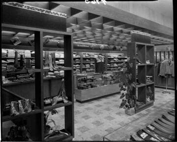 Clothing store interior