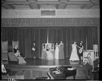 Stage rehearsal (South Pacific ?) at Edison theater auditorium