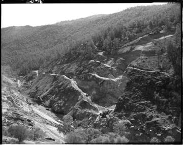 Big Creek 4 and Dam 7 construction work