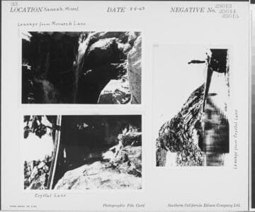 Kaweah Miscellaneous - Leakage from Monarch Lake