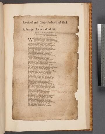 Burnbank and George Fachney's last shift: or, a strange plot at a dead lift