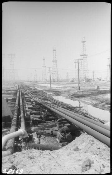 Long Beach Steam Station - Gas line