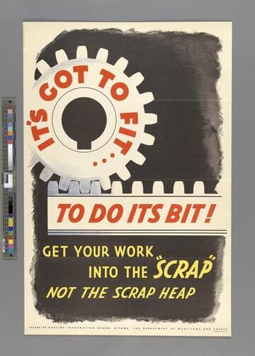 It's got to fit... to do its bit! Get your work into the "scrap" not the scrap heap