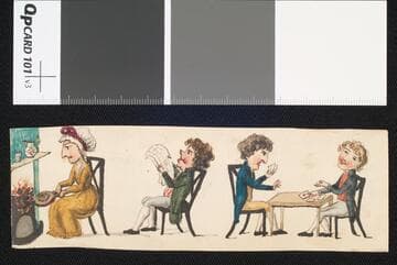 Caricature of Evening at Home