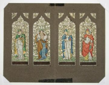 Saint Ambrose; Saint Jerome; Saint Augustine; Saint Gregory