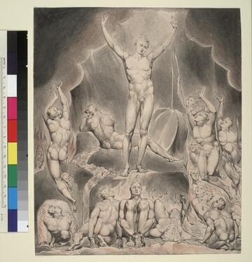 Illustration 1 to Milton's "Paradise Lost": Satan Calling Up His Legions