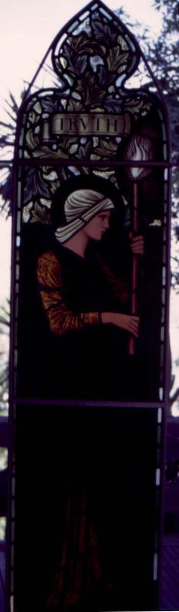 Truth Panel from the David Healey Memorial Window from the Unitarian Chapel, Heywood, Lancashire