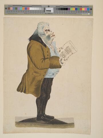 Caricature of a Musician