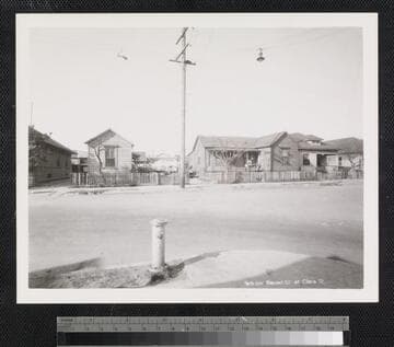 North side Bauchet St. at Clara St