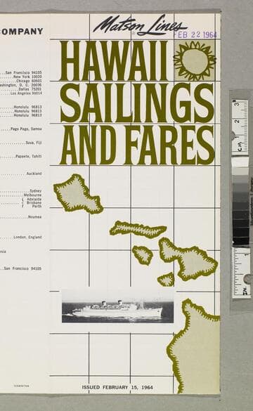 Hawaii sailings and fares