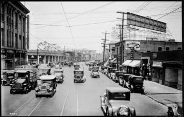 Figueroa St. North from Pico, 1924