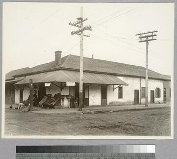 A Store at the North West corner of Ord and North Broadway, Madame Begon, approximately 1895