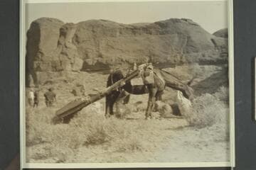 The Armsby party enroute to Rainbow Bridge with the plaque