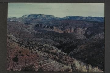 Butte north of Robbers Roost Canyon; Diamond Creek