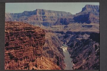 Up to Boucher Rapid from Tonto Platform above mouth of Crystal