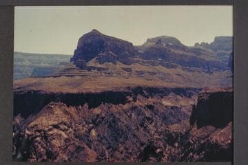 Across Crystal Rapid from Tonto Platform at upriver side of mouth of Crystal Creek