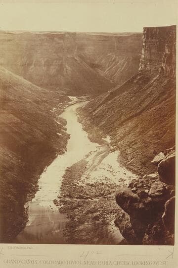 Grand Canyon, Colorado River; near Paria Creek looking west