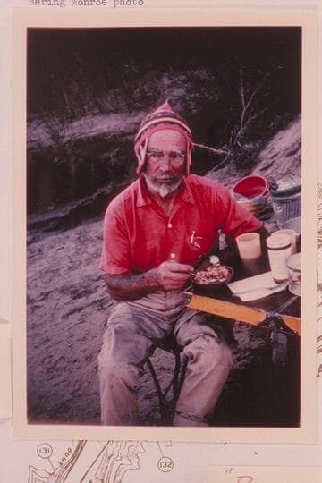 Dock Marston worried about rapids; Smith Fork (?)