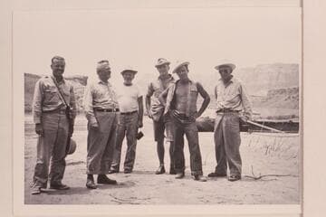 The first San Juan party taken by the Frost's; Lees Ferry