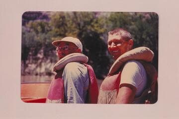 Dock Marston and Pat Reilly.  Friendship Cruise