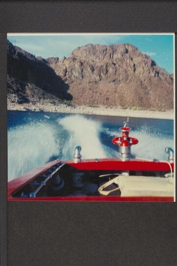 Stern of jet fire boat.  Lake Mead