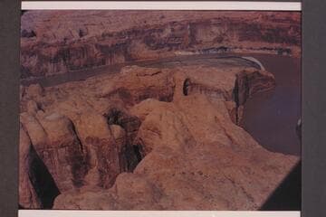 Side canyon at Mile 73+.  Approximate gauge:  31,000 cfs