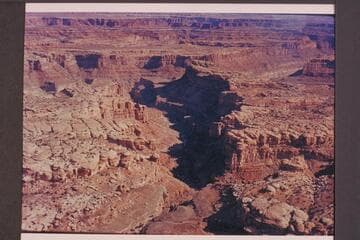 Mouth of Elephant Creek.  Mouth of Salt Creek at right