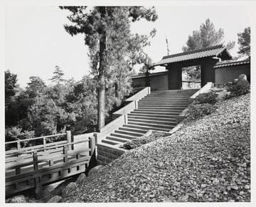 Zen garden, Japanese garden, 1968