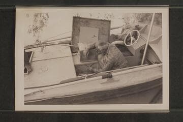 Preparation for the departure from Lees Ferry. Masland