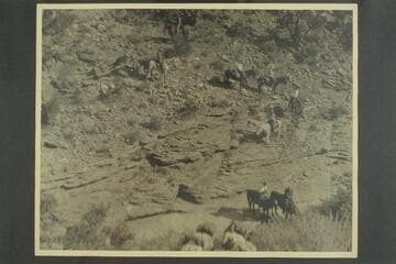 The Armsby party enroute to Rainbow Bridge with the plaque