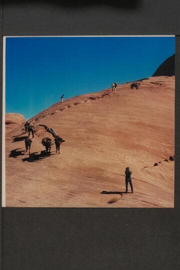 Trail north out of side canyon at Mile 71.5