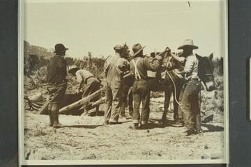 The Armsby party enroute to Rainbow Bridge with the plaque