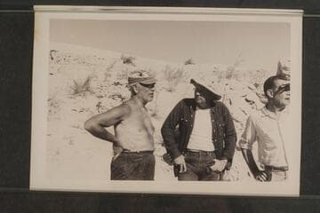Dock Marston, Bill Belknap and Chuck Richey; Sandy Point, Lake Mead