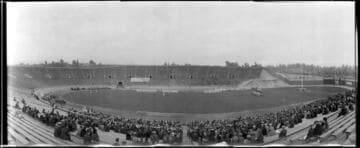 Pre-game activities, Rose Bowl Game, Rose Bowl Stadium, Pasadena. January 1, 1923