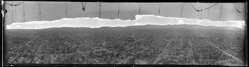 Los Angeles from a balloon, Los Angeles. 1902